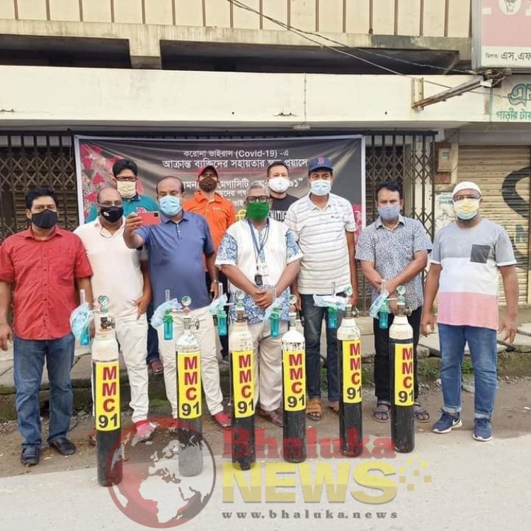 মানবতার সেবায় এগিয়ে আসল ময়মনসিংহ মেগাসিটির এস এস সি ৯১ব্যাচের বন্ধুরা