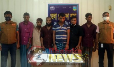 ময়মনসিংহে  ছয়জন ডাকাত গ্রেপ্তার